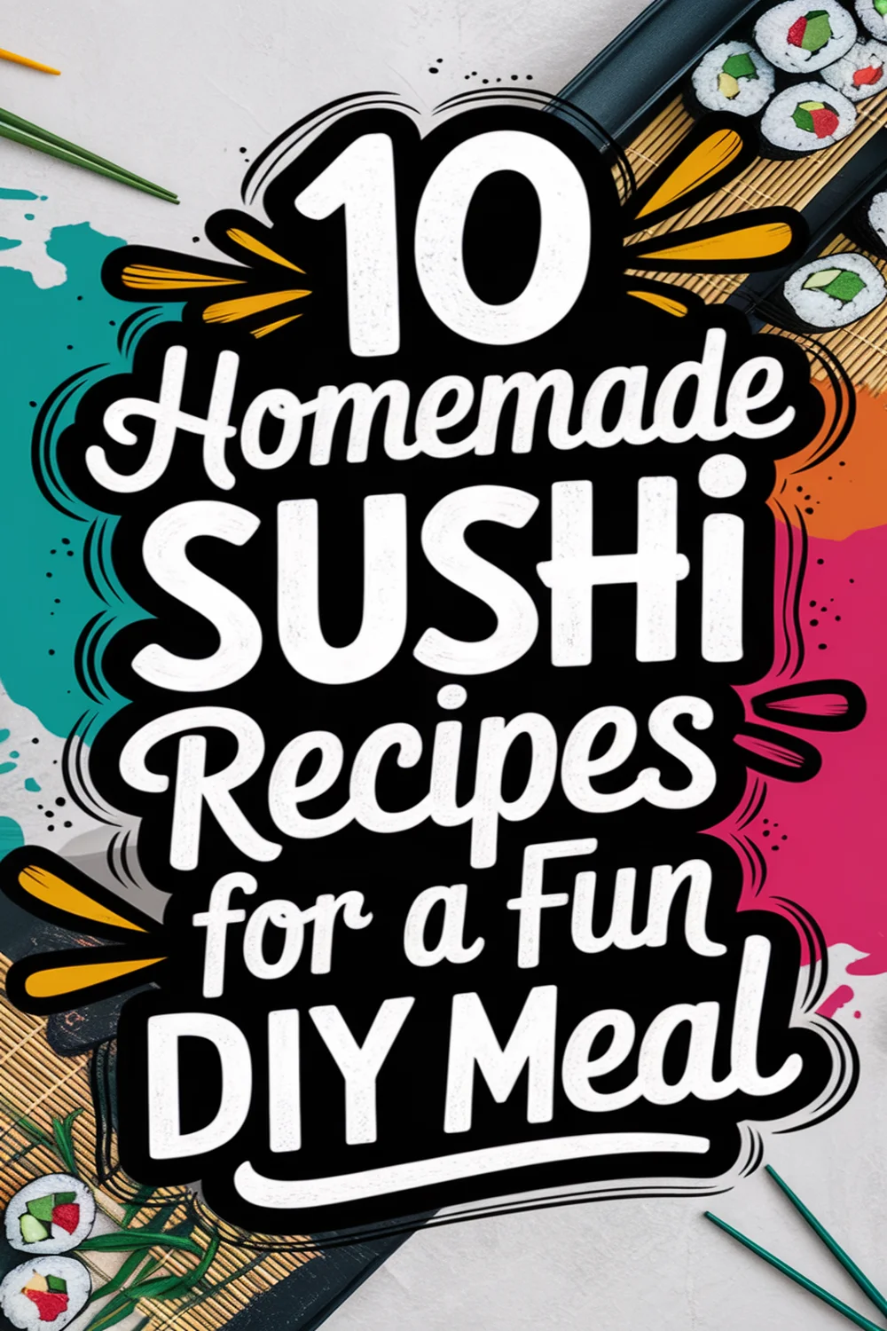 10 Homemade Sushi Recipes for a Fun DIY Meal