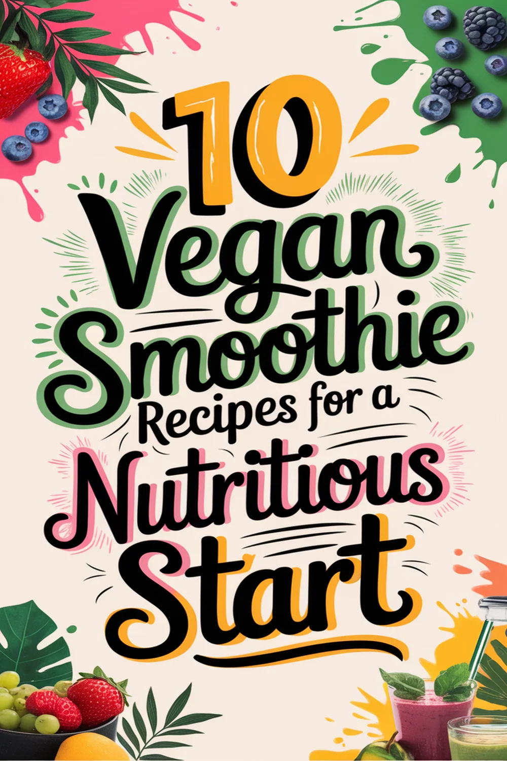 10 Vegan Smoothie Recipes for a Nutritious Start