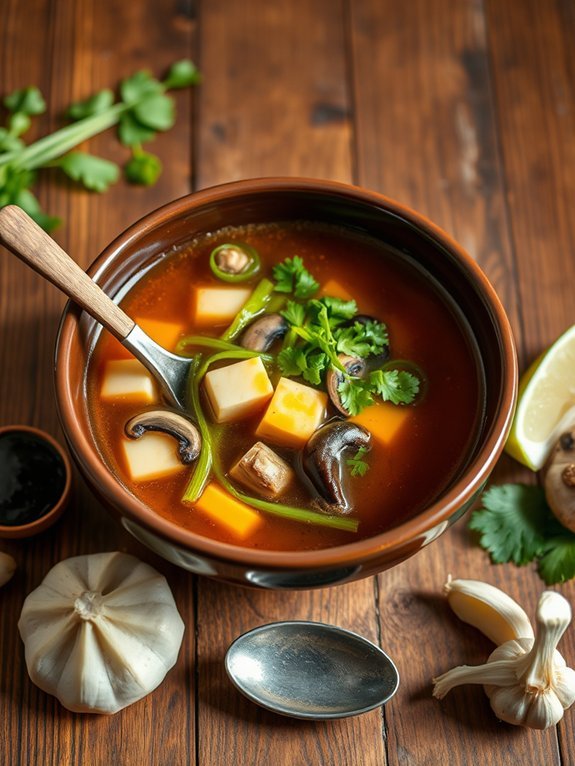 asian inspired flavorful miso soup