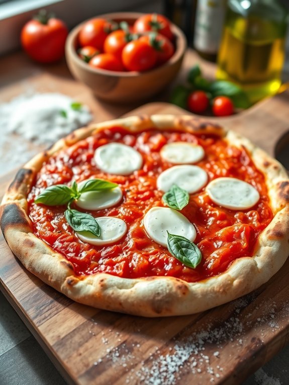 authentic italian cheese pizza