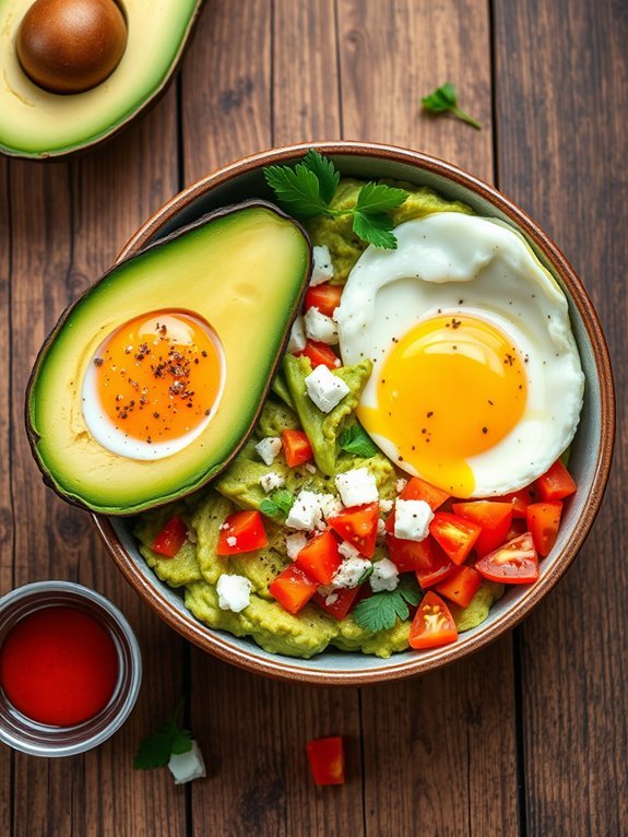 avocado egg breakfast bowl