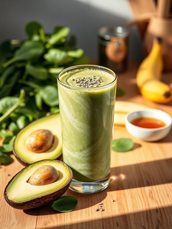 avocado spinach smoothie recipe