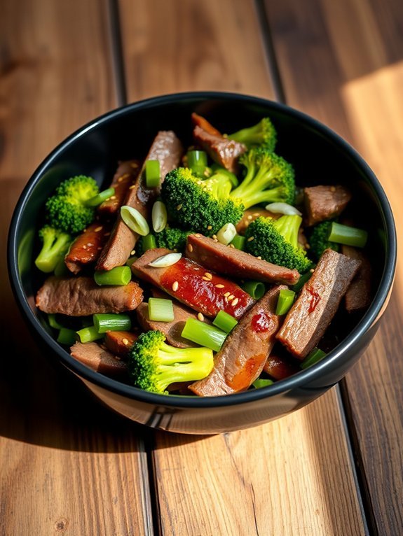 beef and broccoli dish