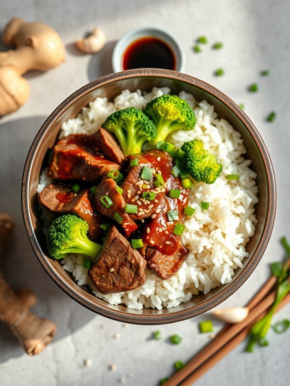 beef and broccoli dish