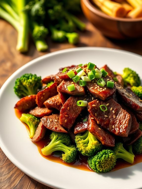 beef and broccoli stir fry