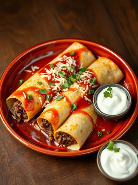 beef enchiladas with cauliflower