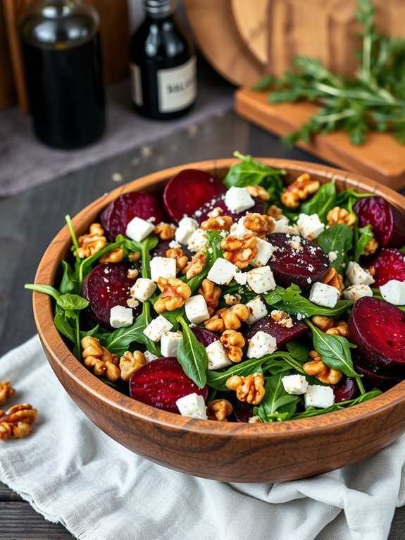 beet and arugula salad