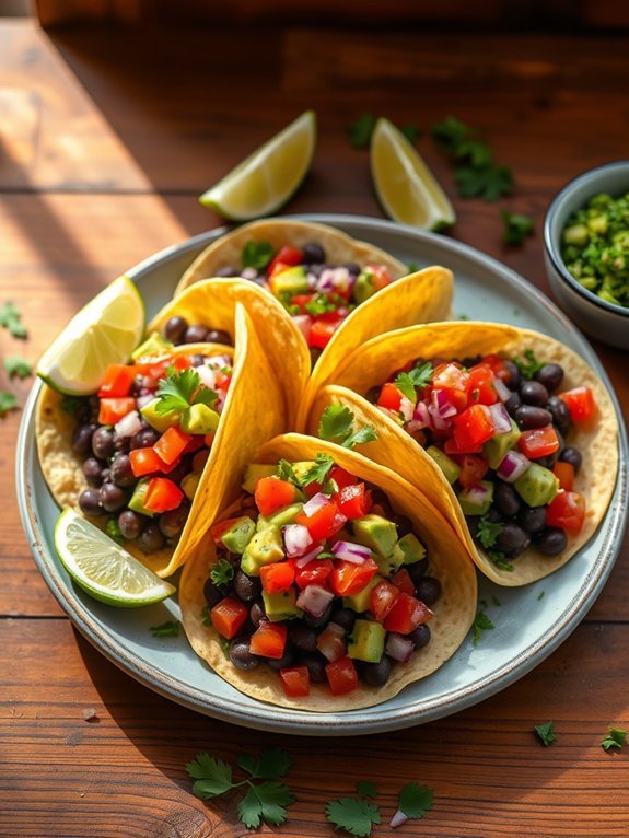 black bean tacos recipe