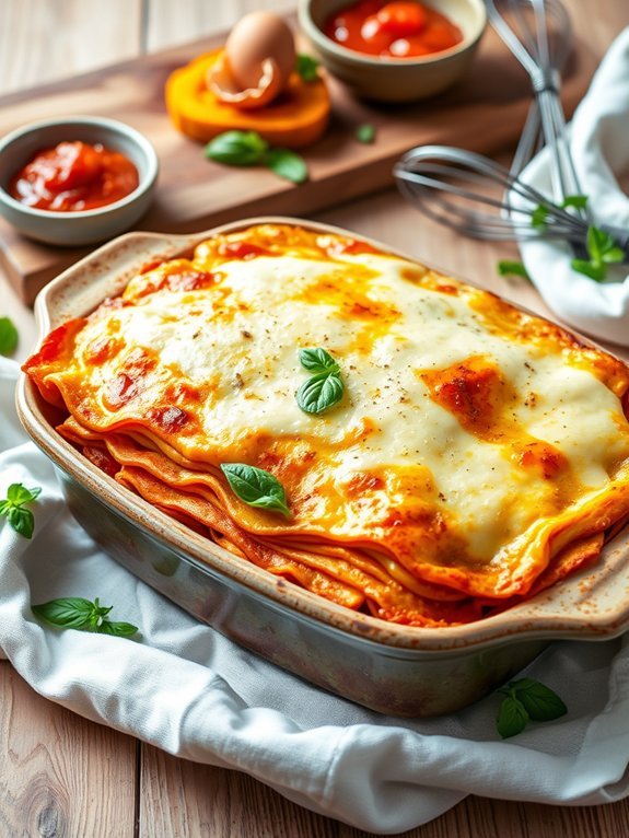 butternut squash gluten free lasagna