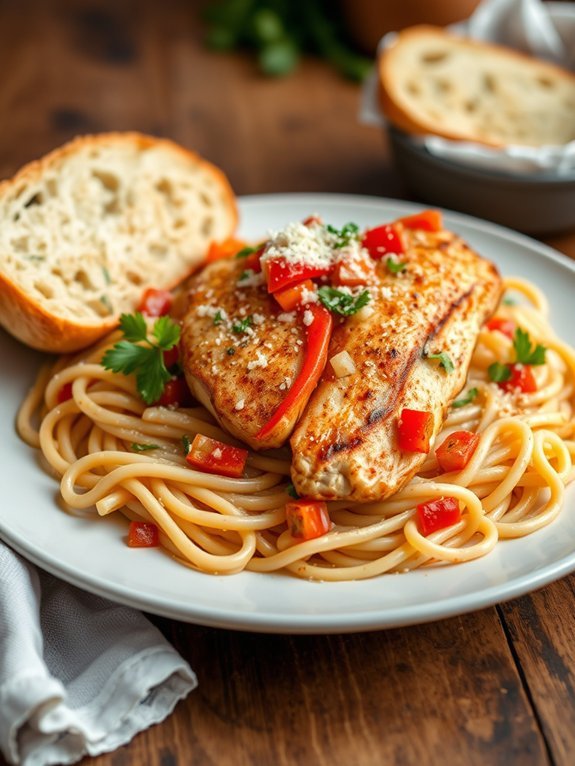 cajun chicken creamy pasta