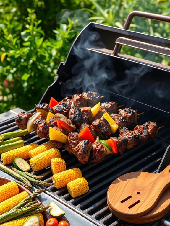 cajun seasoned beef skewers