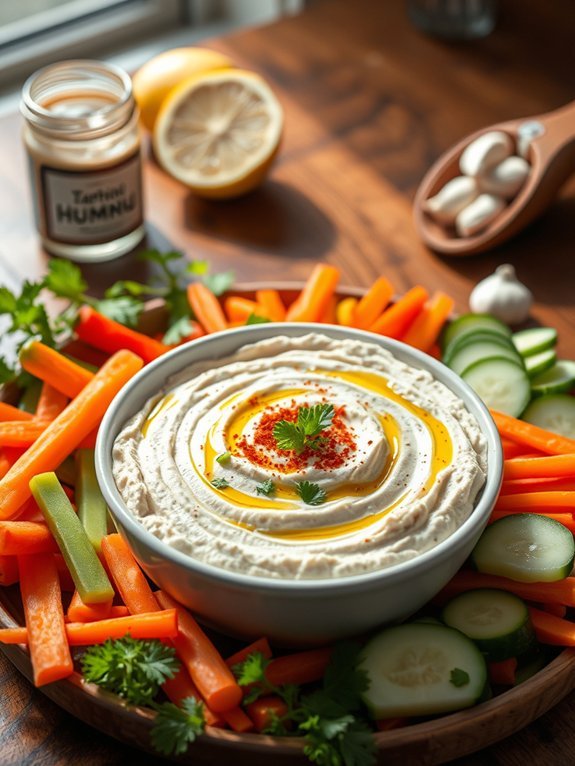 cauliflower based creamy dip