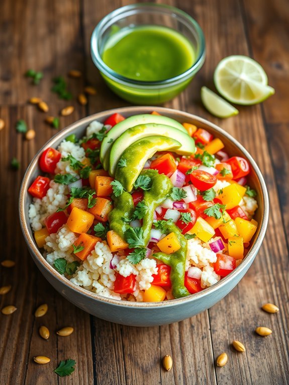 cauliflower rice salad recipe