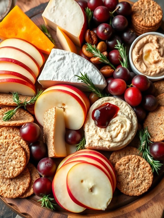 cheese paired with crackers