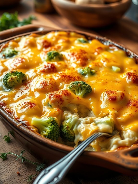 cheesy chicken broccoli casserole