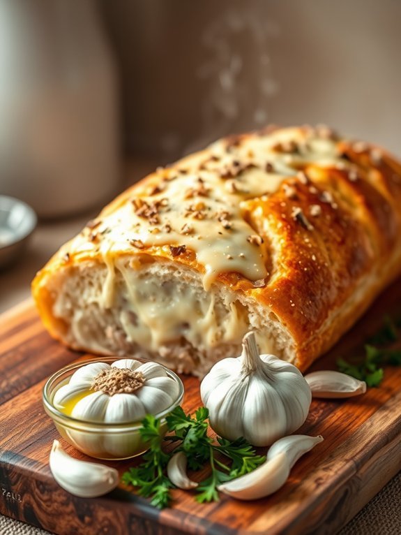 cheesy gluten free garlic bread