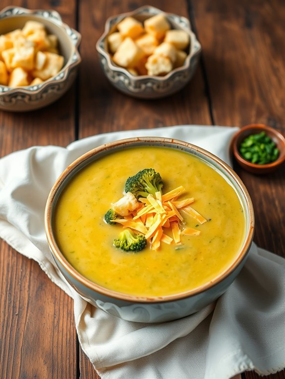 cheesy vegetable soup recipe