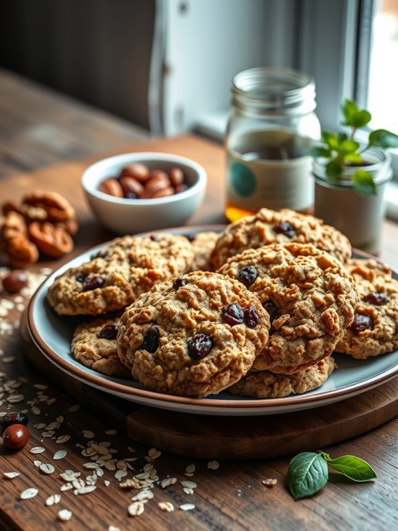 chewy oatmeal raisin cookies