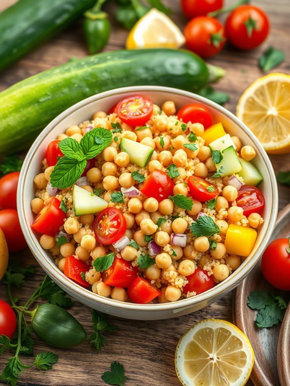 chickpea couscous salad recipe