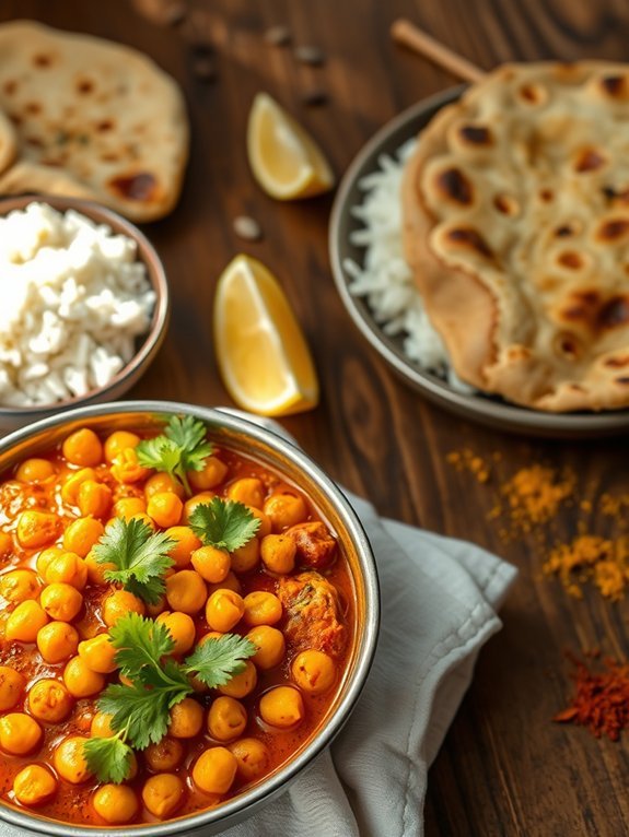 chickpea curry dish recipe