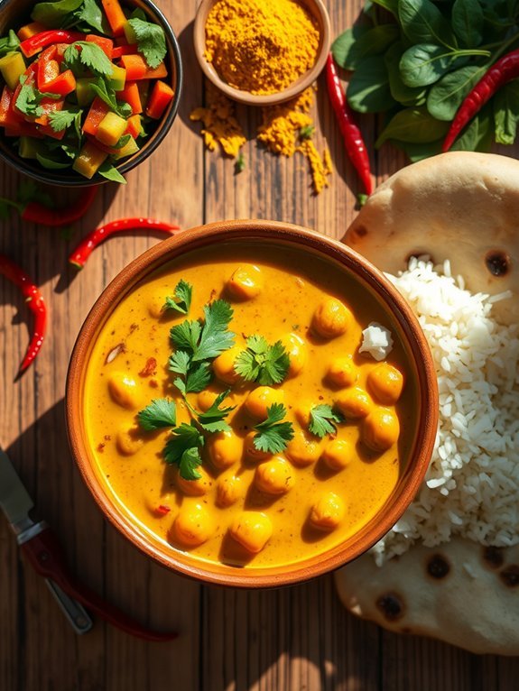 chickpea curry with coconut