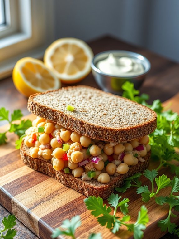 chickpea salad sandwich recipe