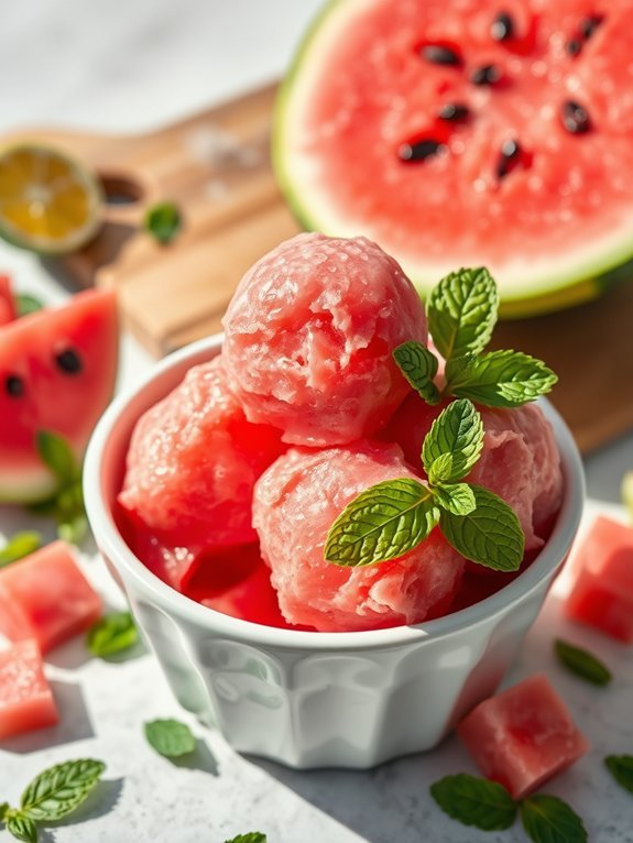 chilled fruity summer treat