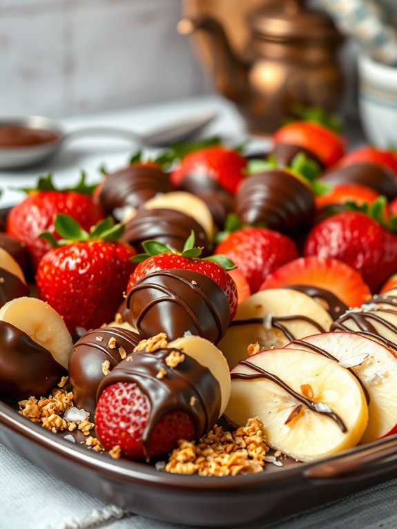 chocolate covered fruit treats