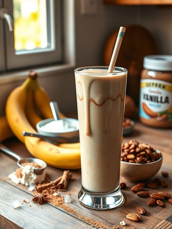 cinnamon roll flavored smoothie