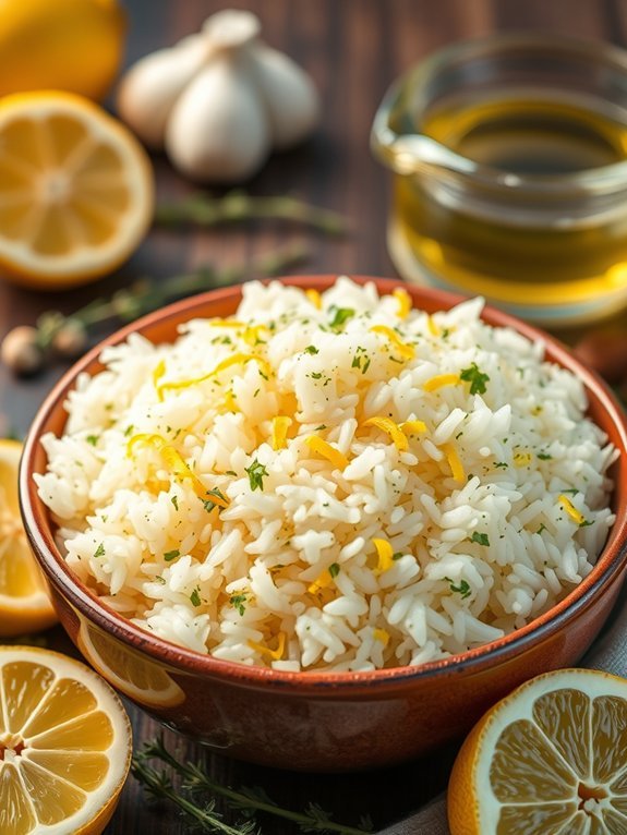 citrusy flavored rice dish