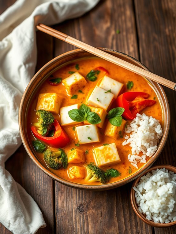 coconut curry with tofu