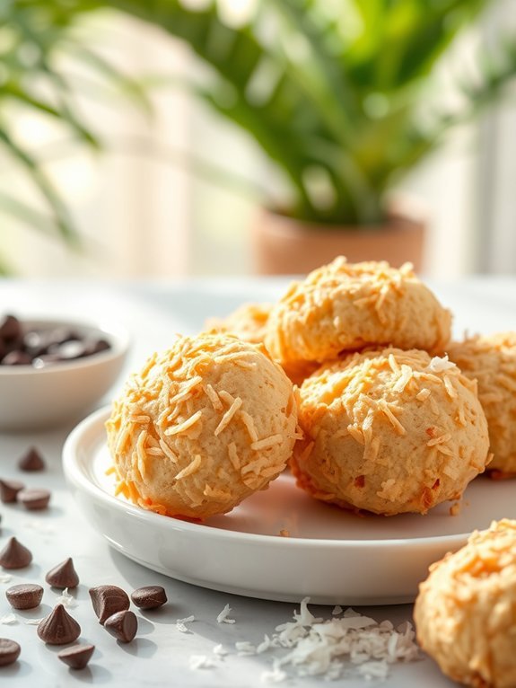 coconut dessert cookie treat