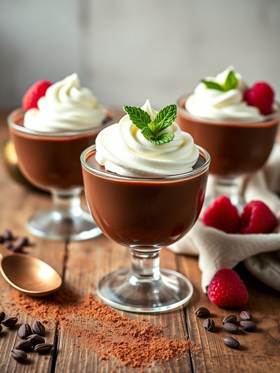 creamy avocado chocolate mousse