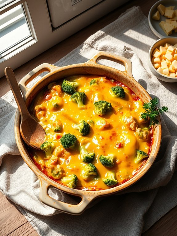 creamy broccoli chicken bake