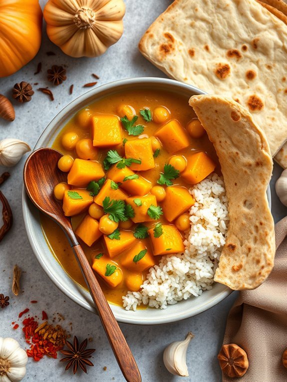 creamy butternut squash curry