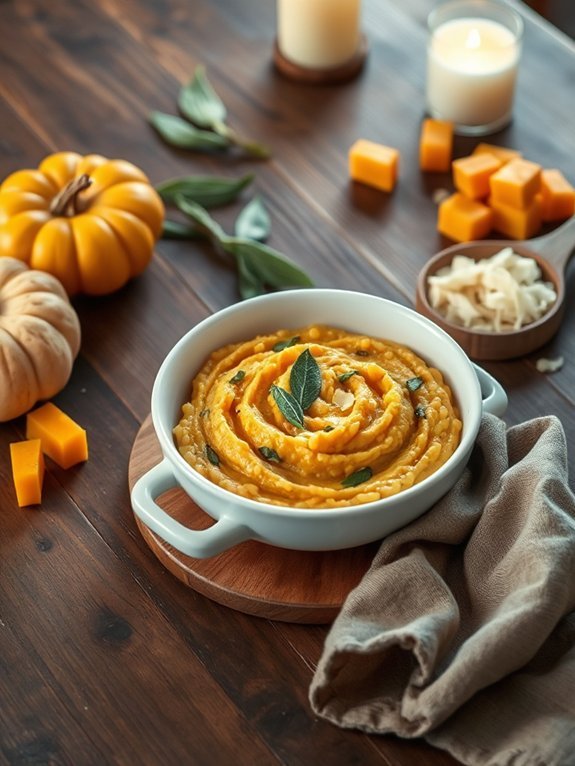 creamy butternut squash risotto