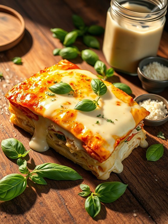 creamy chicken lasagna recipe