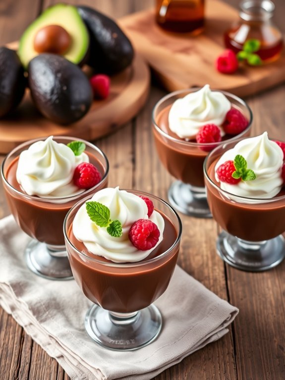 creamy chocolate avocado delight