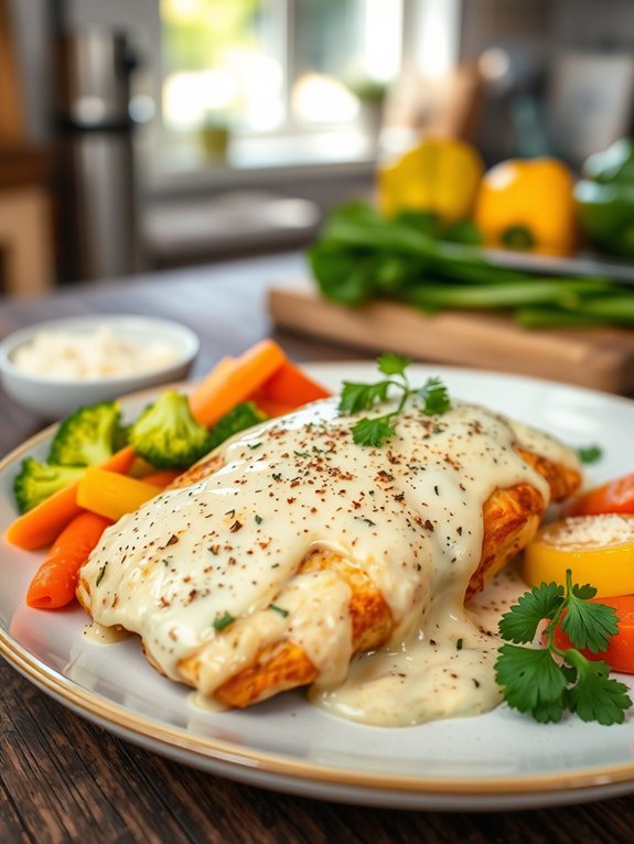 creamy garlic parmesan chicken