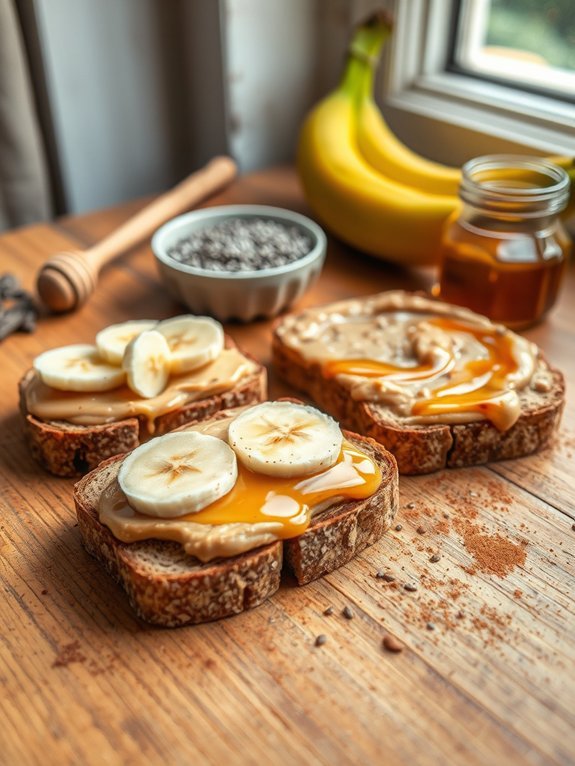 creamy nut butter banana