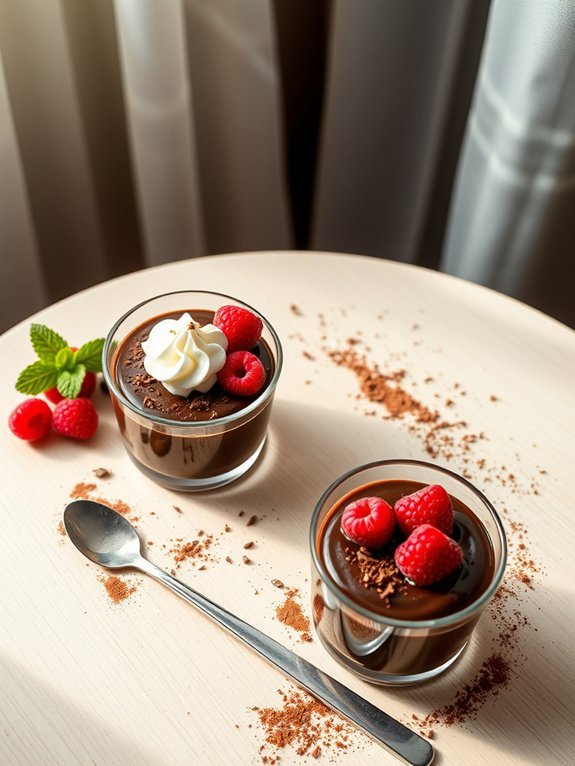 creamy rich chocolate dessert