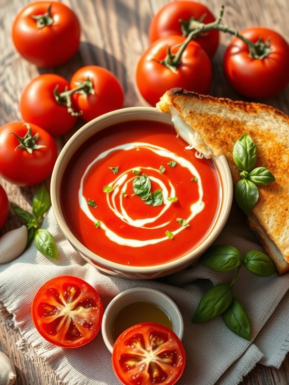 creamy tomato basil delight