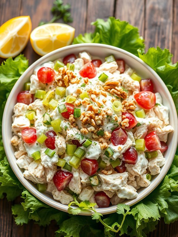 creamy yogurt chicken mix