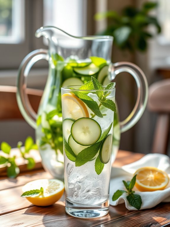 crisp cool hydrating beverage