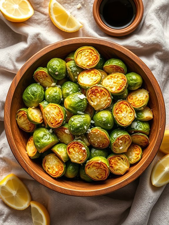 crispy air fryer brussels sprouts