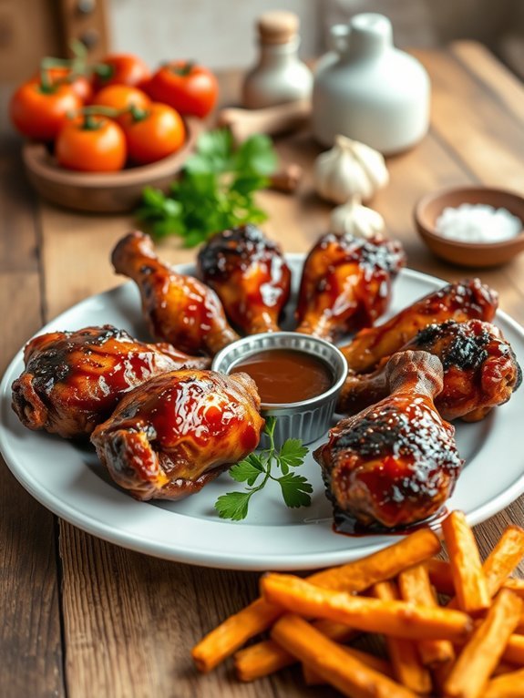 crispy air fryer drumsticks