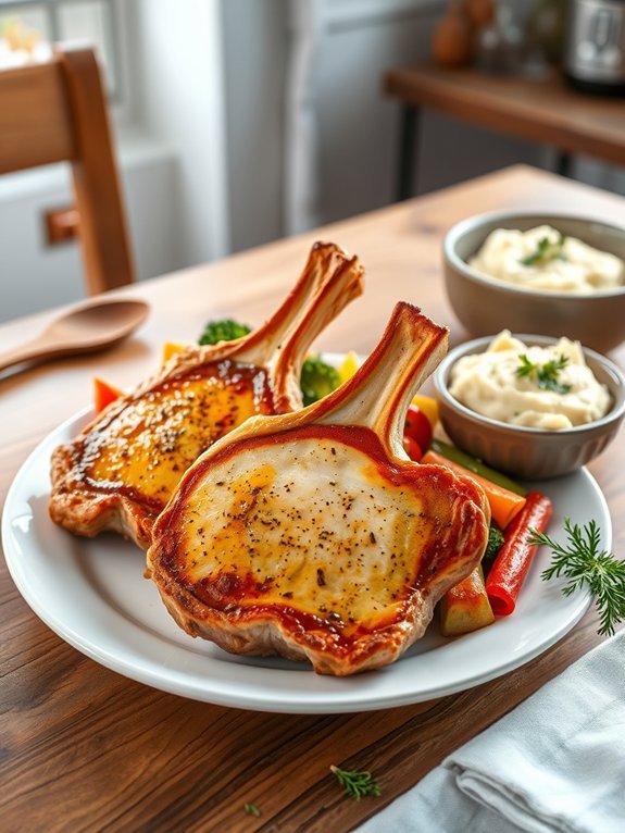 crispy air fryer pork chops