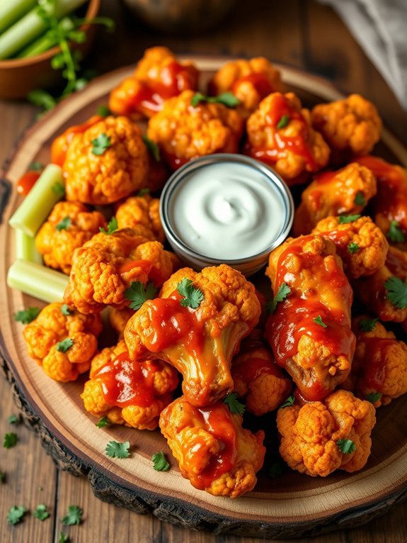 crispy cauliflower spicy snack