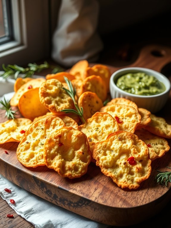 crispy cheese snack recipe