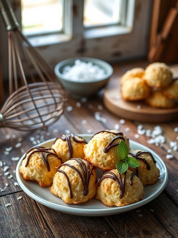 crispy coconut sweet treats